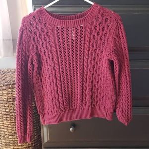 Burgundy sweater